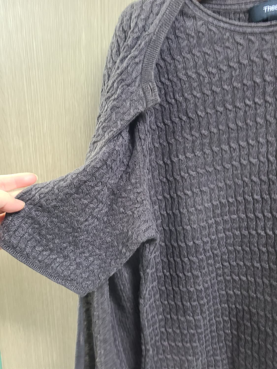 띠어리 마혼방 여름 니트 앙상블 가디건세트 m 상품이미지3