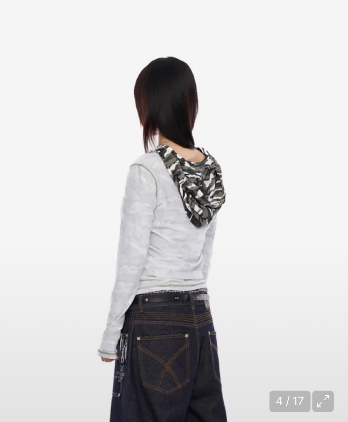 아캄 카모후드 롱슬리브 상품이미지3