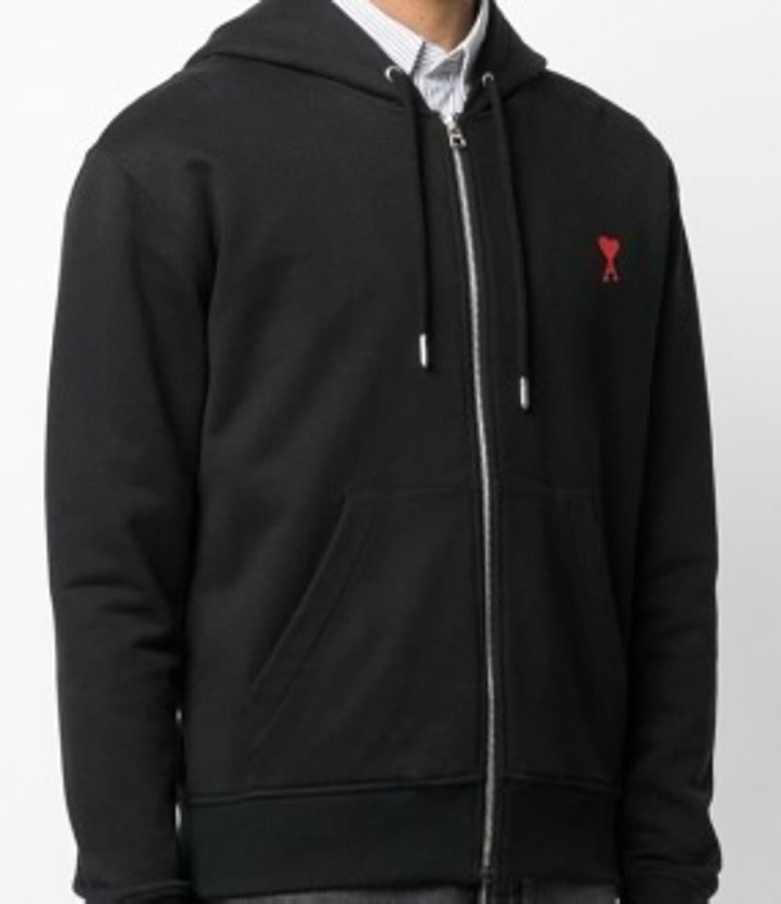 아미 20FW 하트 스몰 로고 자수 후드집업 L 상품이미지1