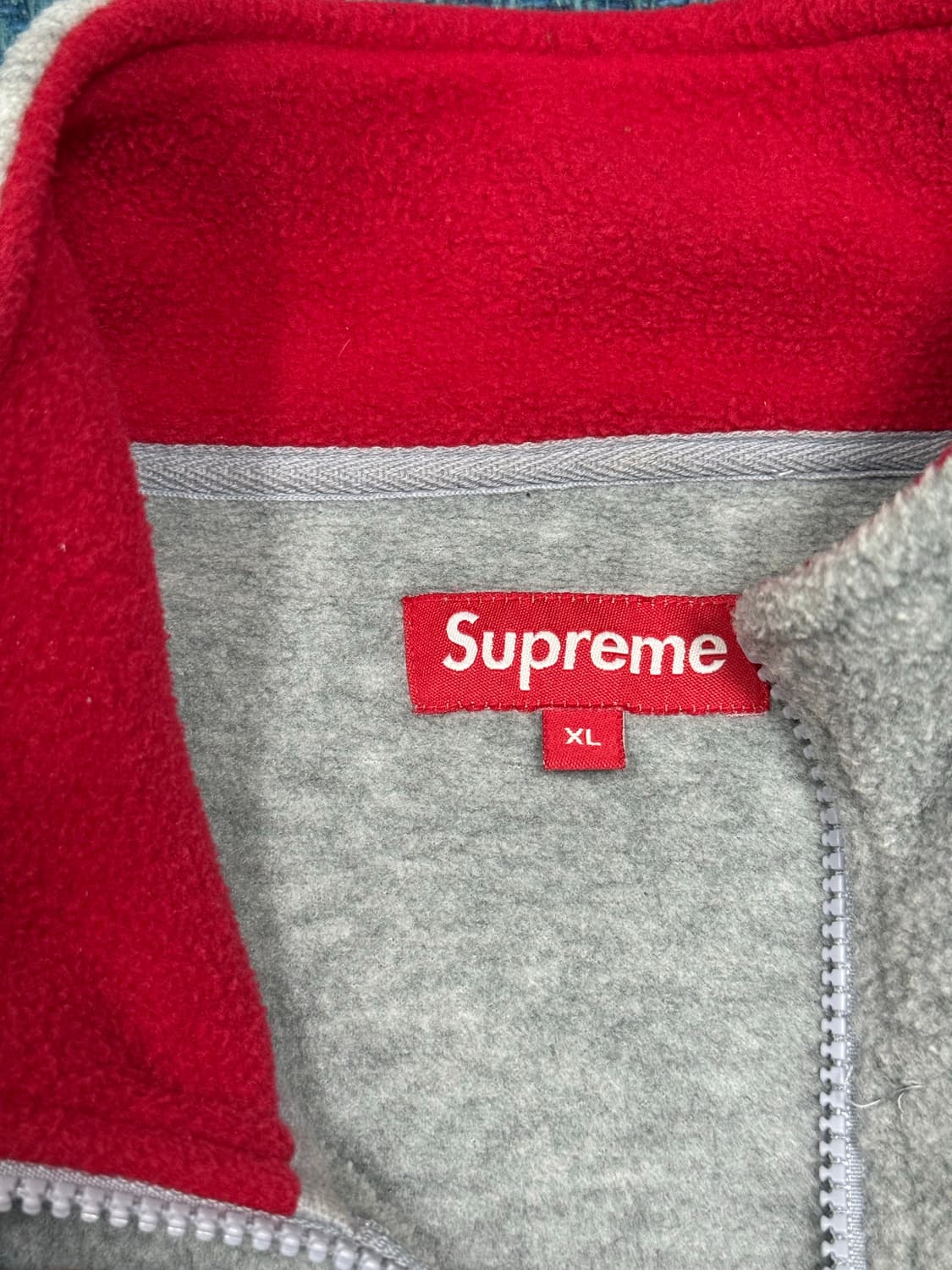 Supreme Grey Polartec Fleece Quarter Zip 상품이미지2
