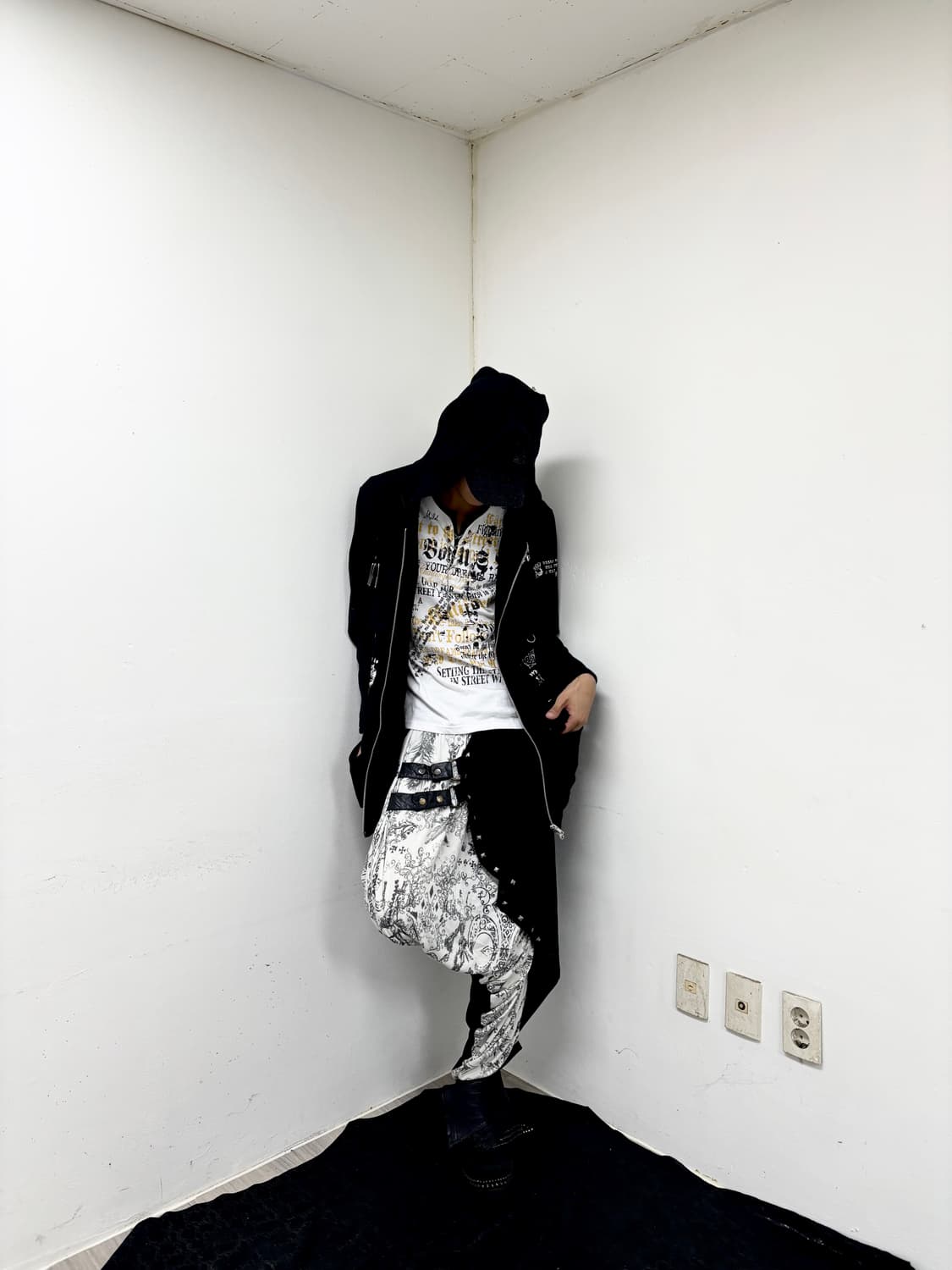 “BAD BOY” 00’s Eyelet Chain Glitter Prin 상품이미지7