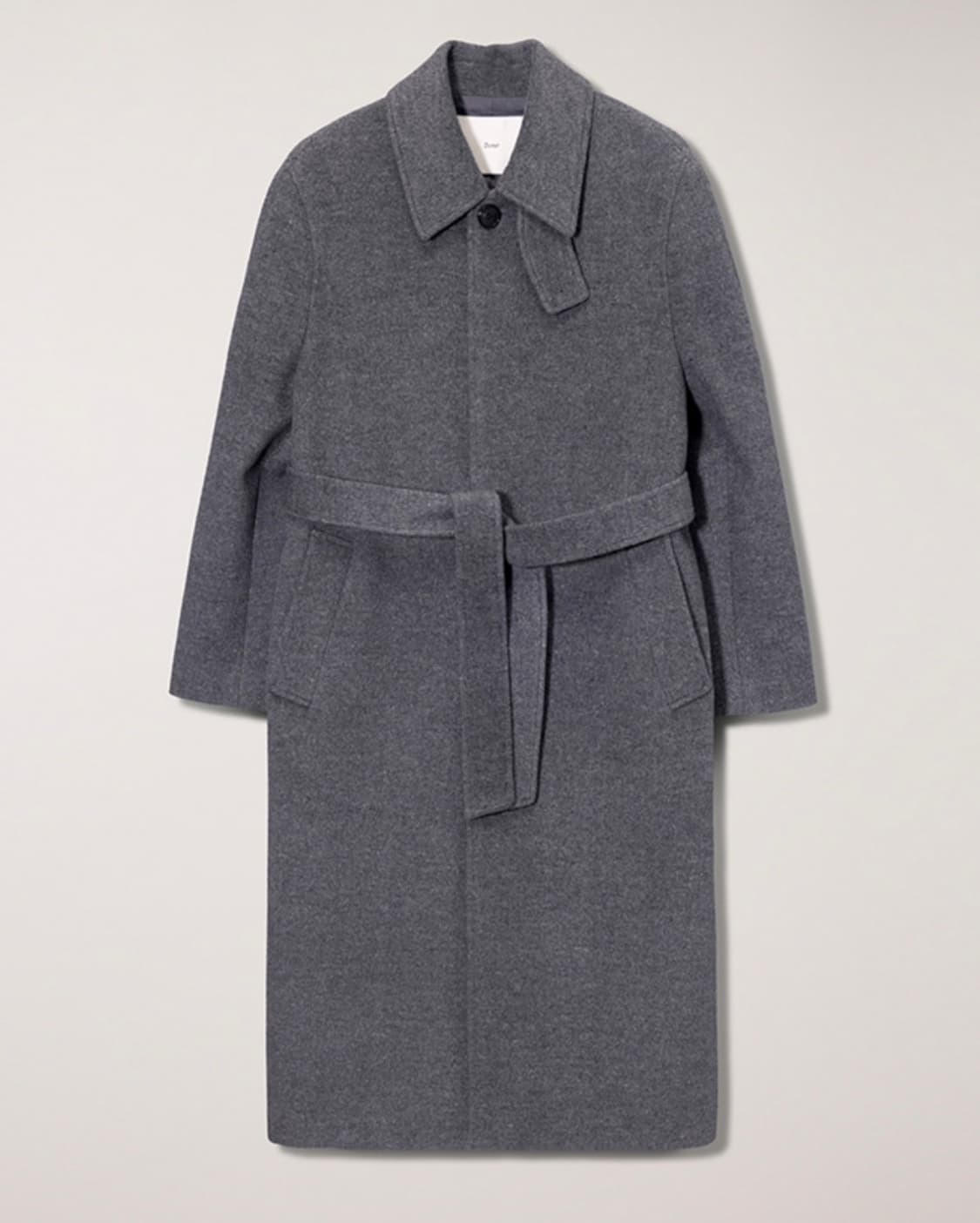 던스트 25fw신상 유니섹스 벨티드 캐시미어 맥 발마칸 코트 상품이미지4