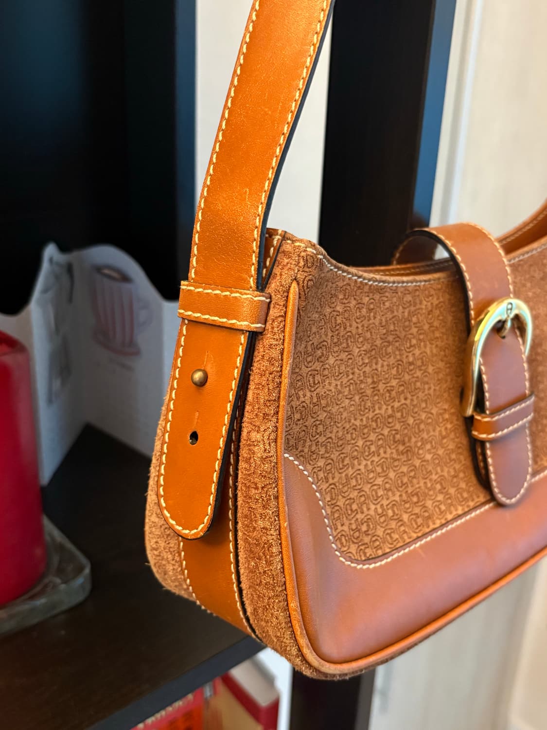 Aigner 아이그너 브라운 숄더백  상품이미지5