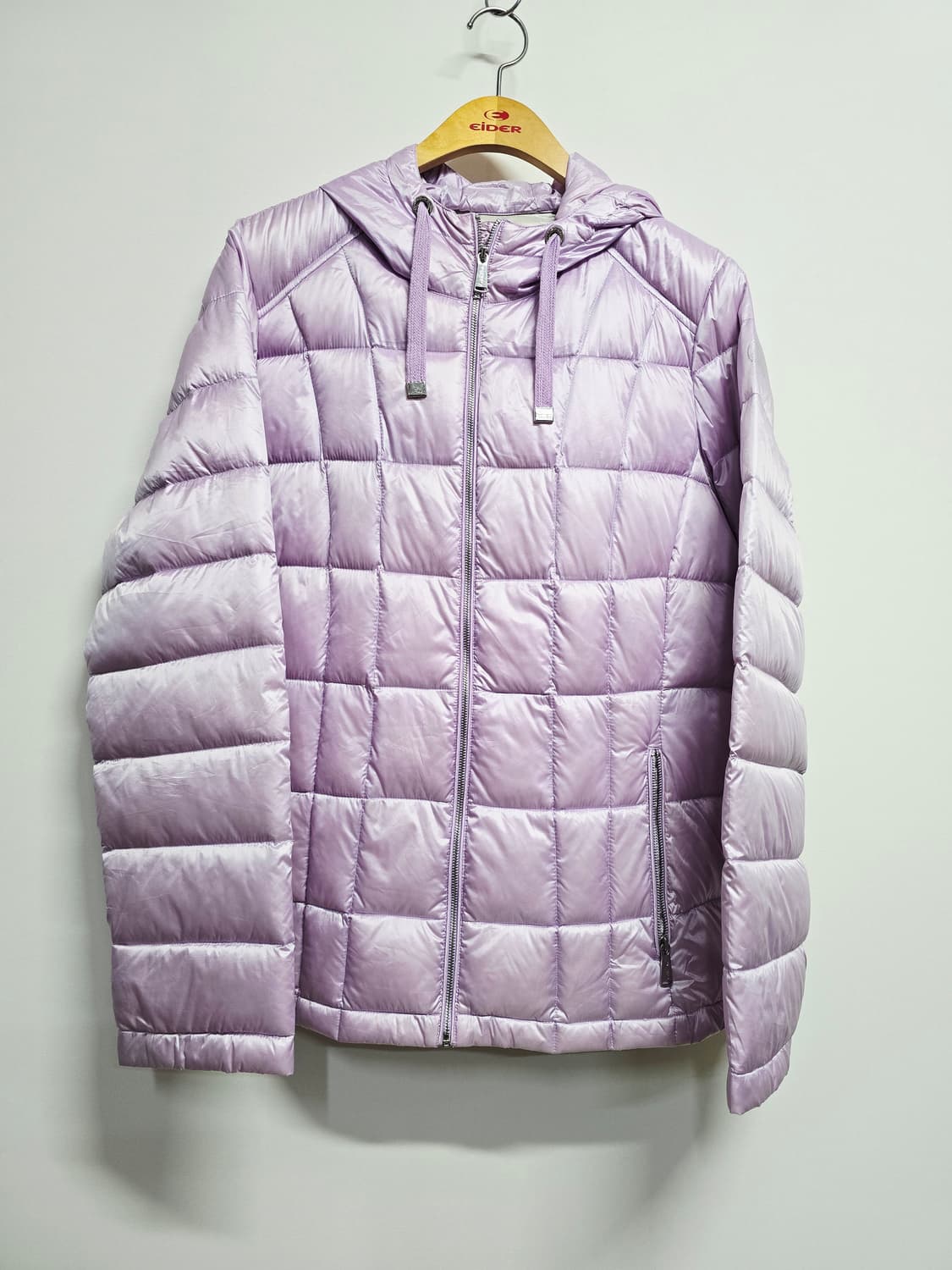 캘빈클라인 경량 후드 패딩 자켓 라벤더 상품이미지1