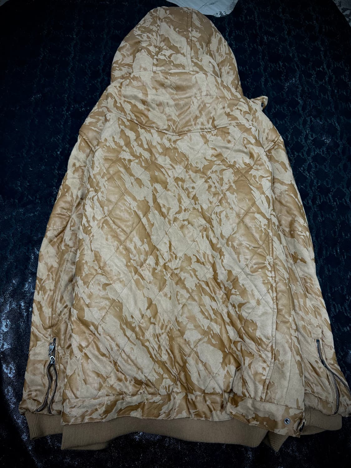 00’s Camo Pattern Over-Fit Fur Hoodie Ja 상품이미지5