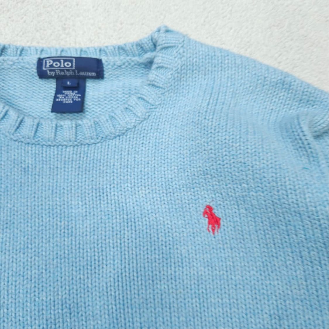 폴로 랄프 로렌 코튼 니트 L 상품이미지3
