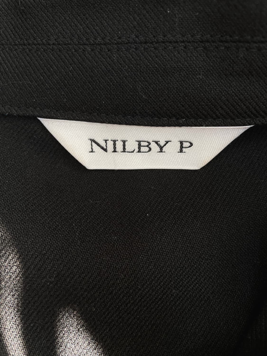 닐바이피(NILBY P) 미니멀 오픈 칼라 셔츠 자켓 상품이미지5