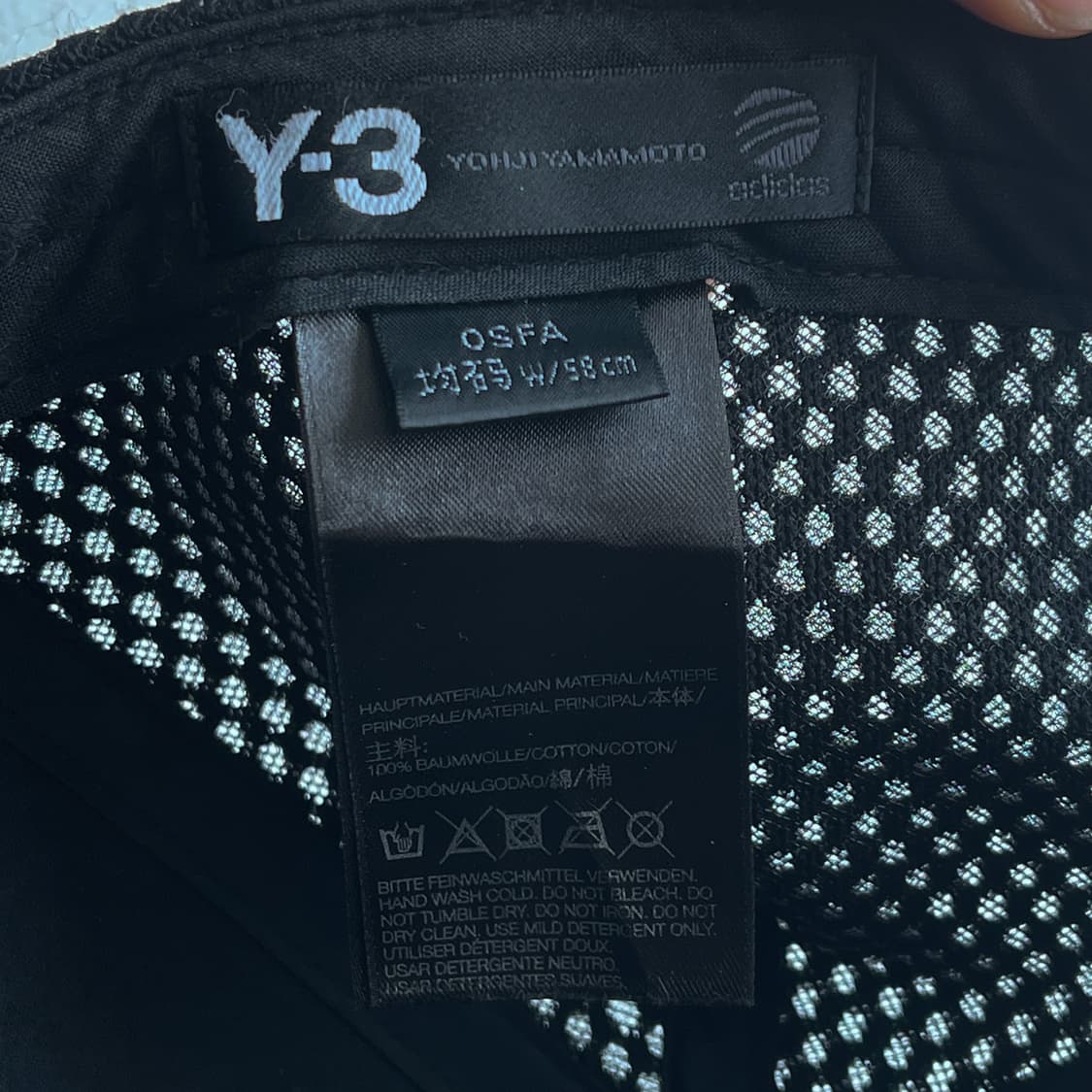 아디다스 x 요지 야마모토 Y-3 퍼플 메쉬 캡 상품이미지6