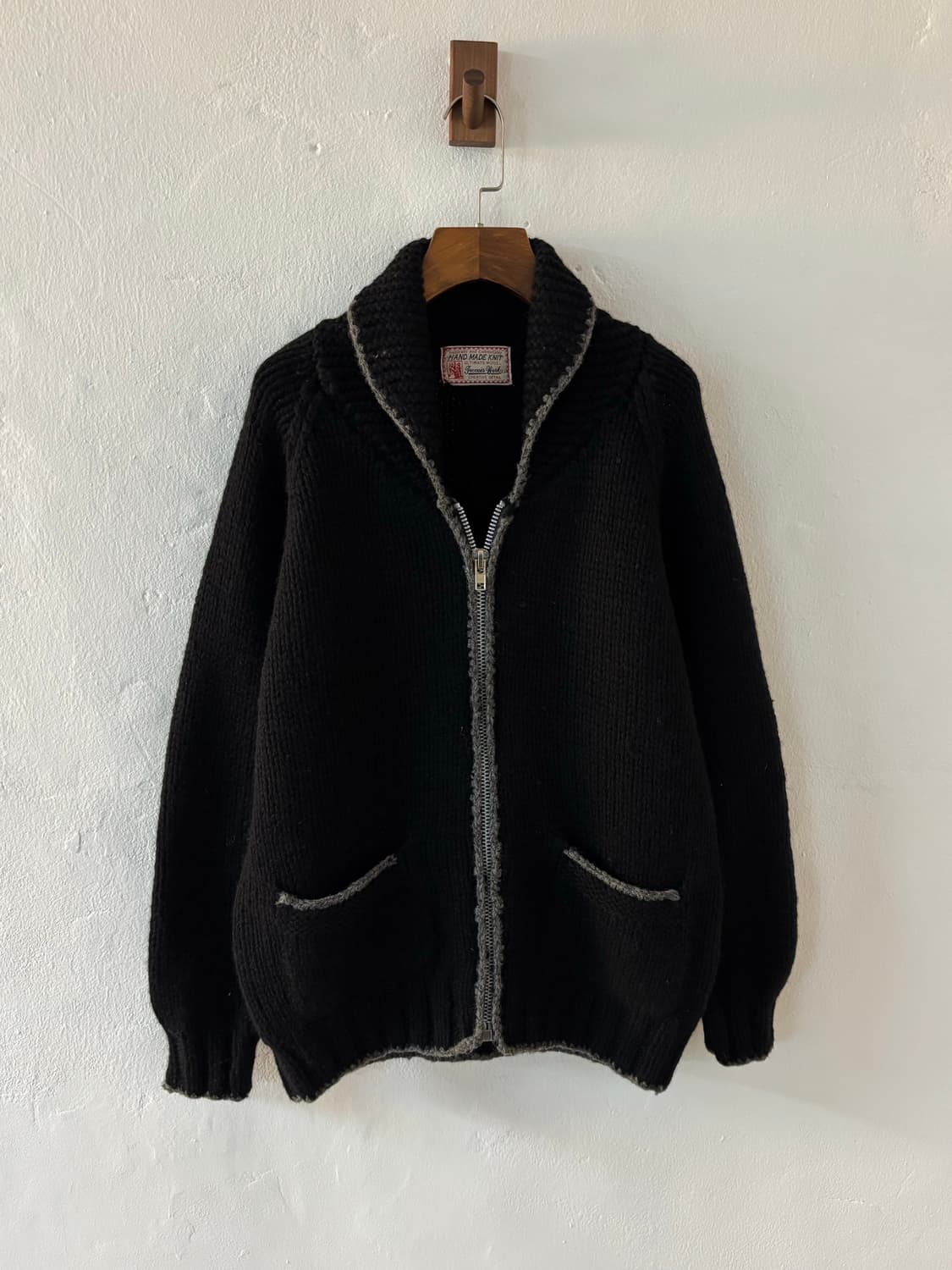 90s 빈티지 헤비울 코위찬 상품이미지3