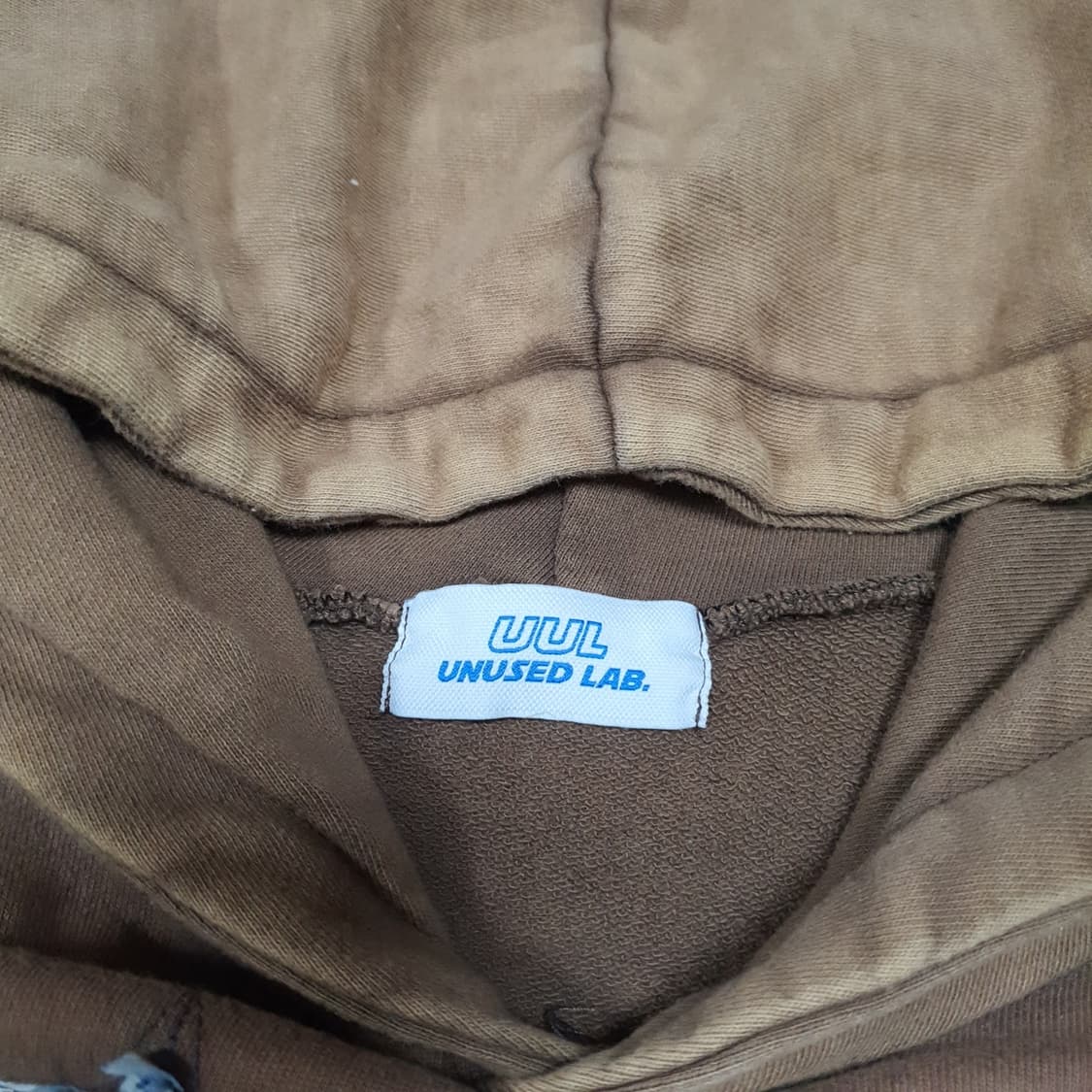 ✨ (바배) 빈티지 오버핏 세미크롭 후드티  상품이미지3