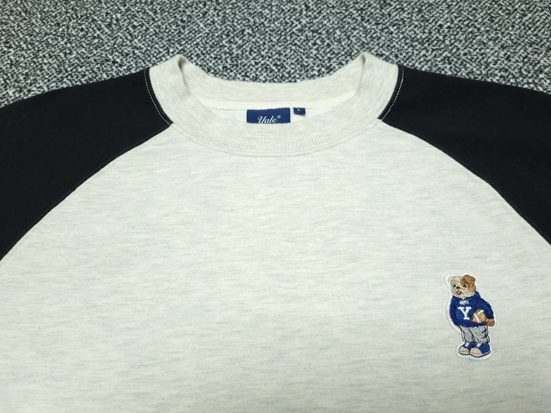 [무료배송][100]예일 남여공용 기모 맨투맨 긴팔티 상품이미지5