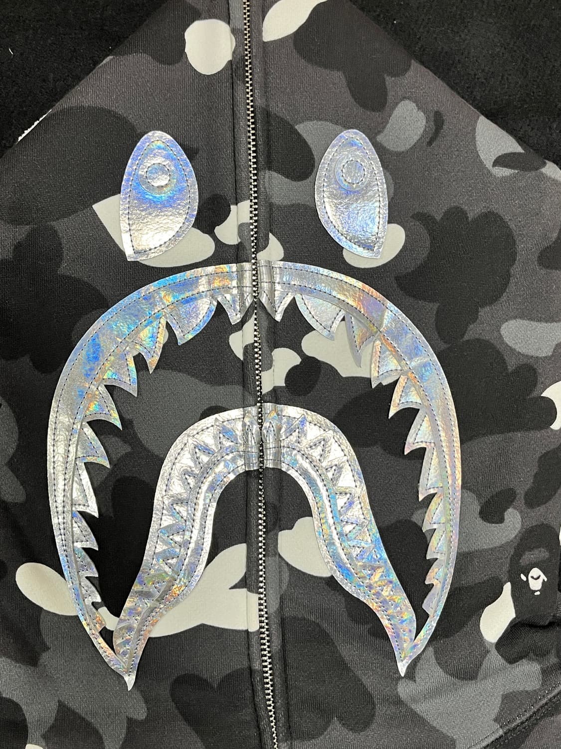 베이프 시티카모 샤크후드 블랙 xxl 상품이미지8