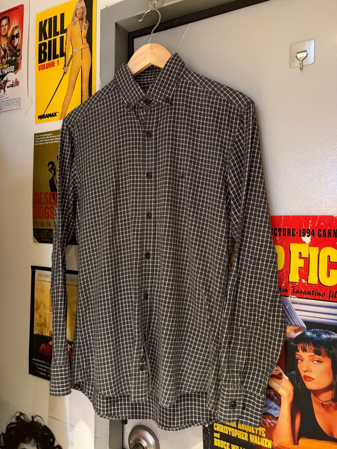 레노마 체크 셔츠 상품이미지1