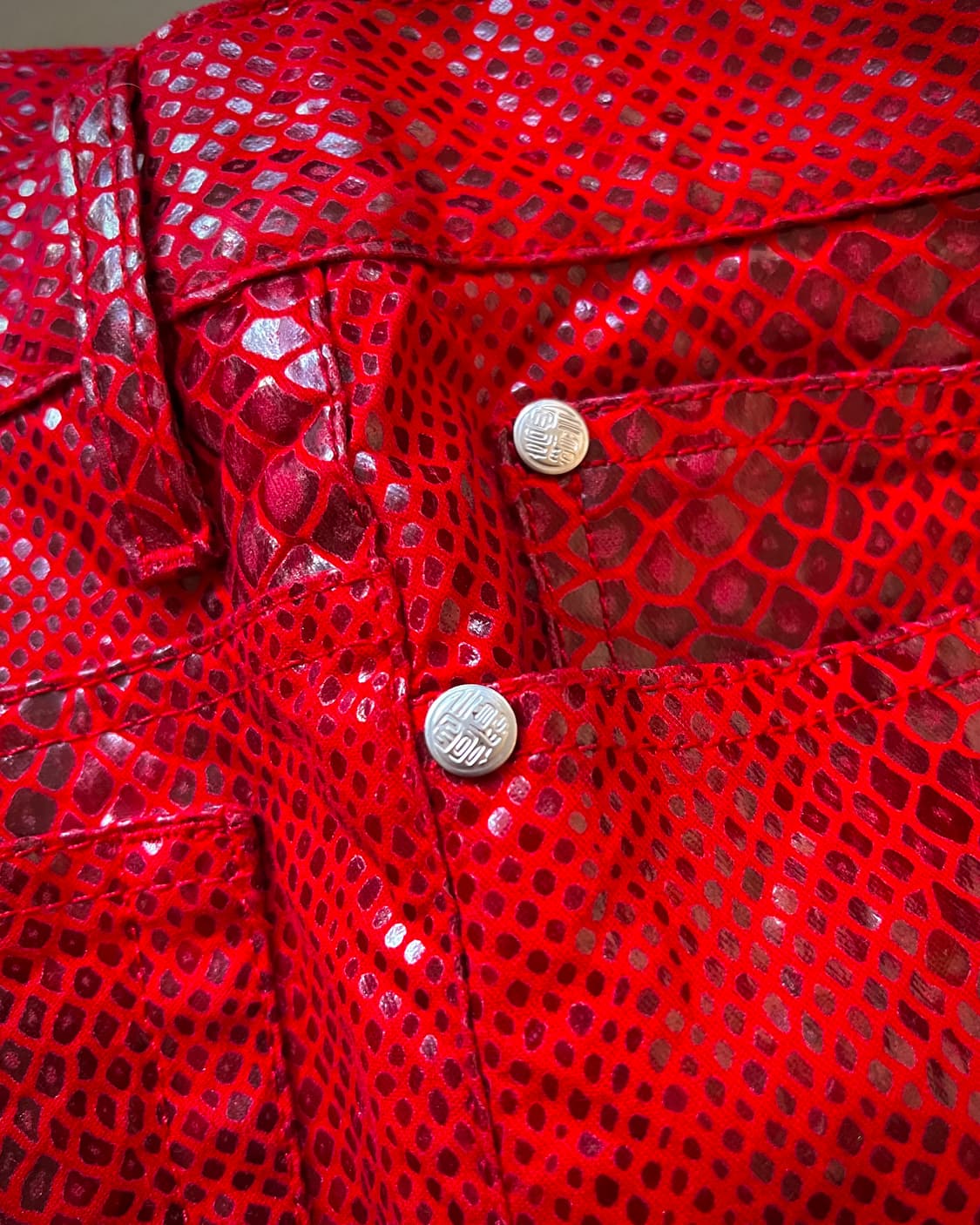 1980-90s Old KENZO Jeans Python Pants 상품이미지8