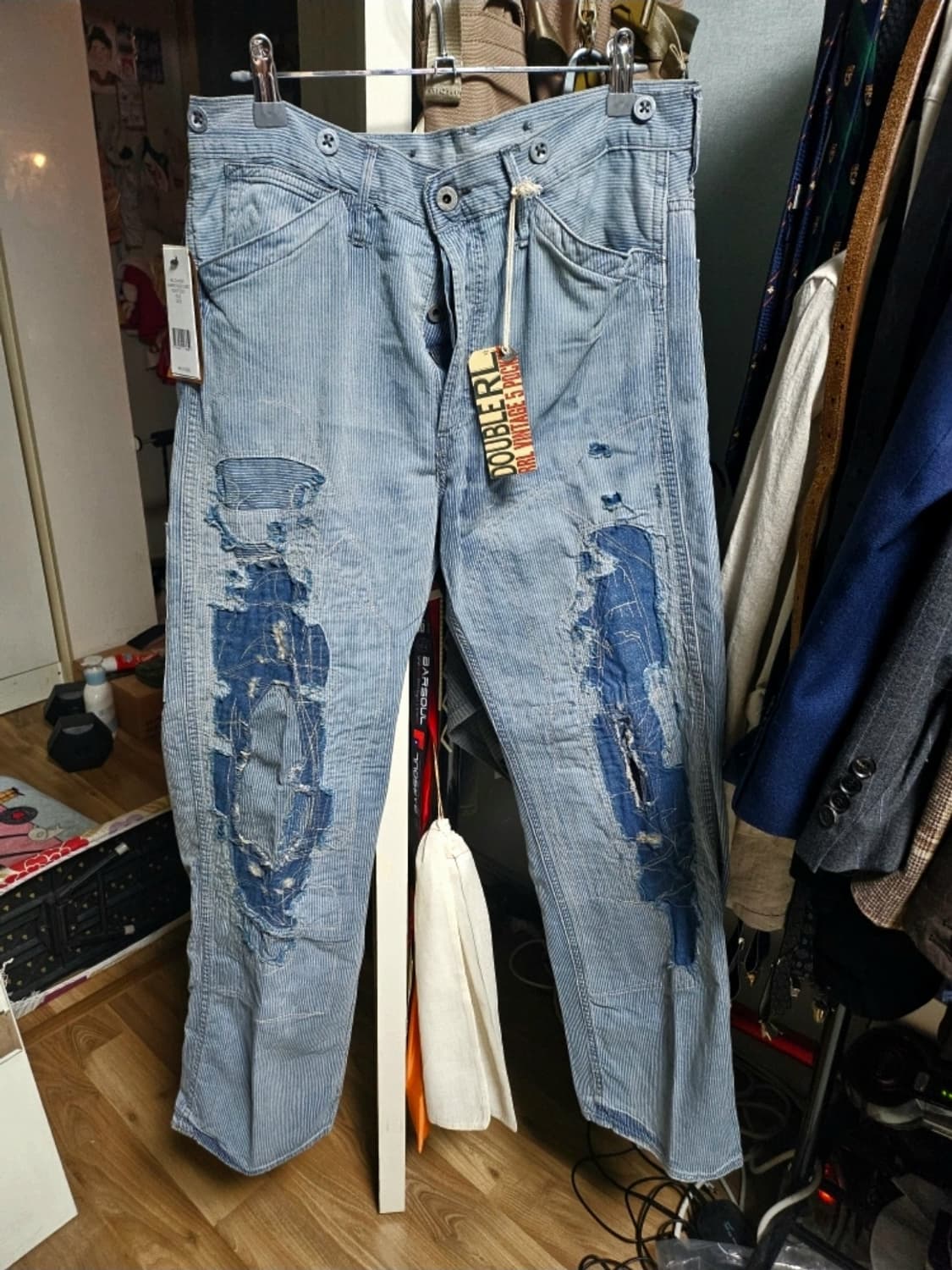 RRL 빈파포 30/30 새상품 한국정발] 정가62 데님 팬츠 더블알엘 상품이미지4