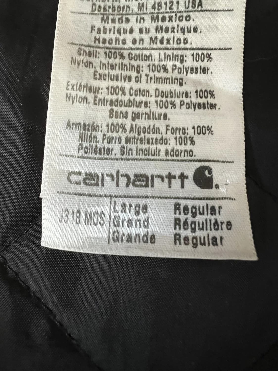 칼하트 J318 후드집업 자켓 모스 그린 상품이미지10