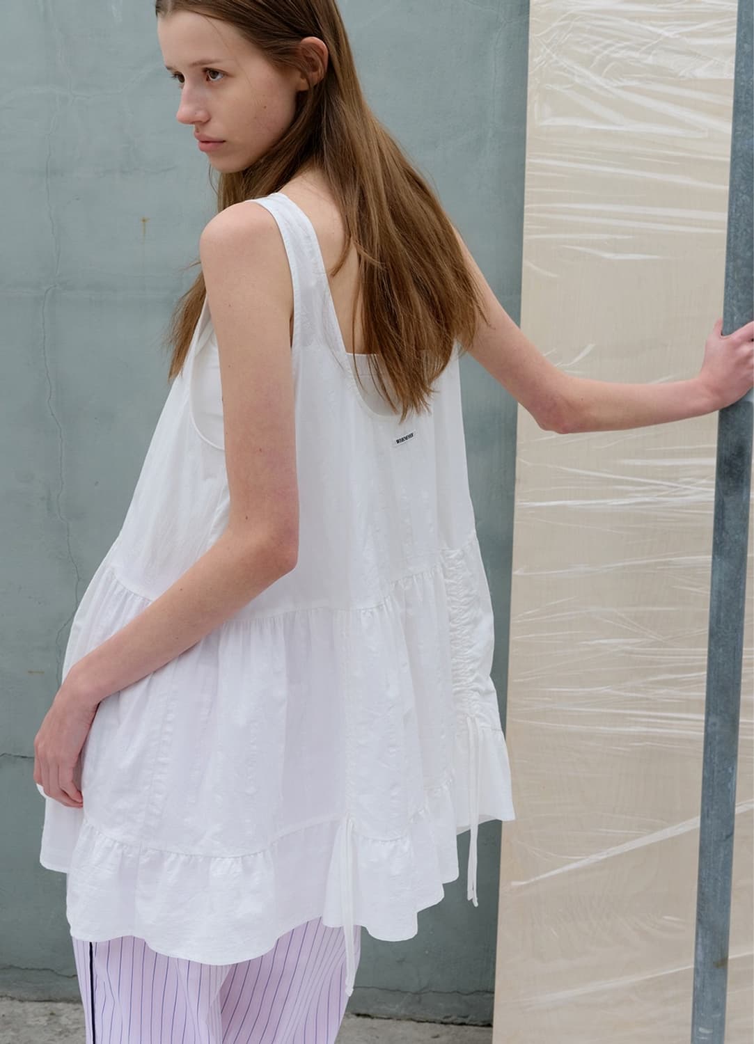 르바(LEVAR) Low Tiered Sleeveless Dress 상품이미지1
