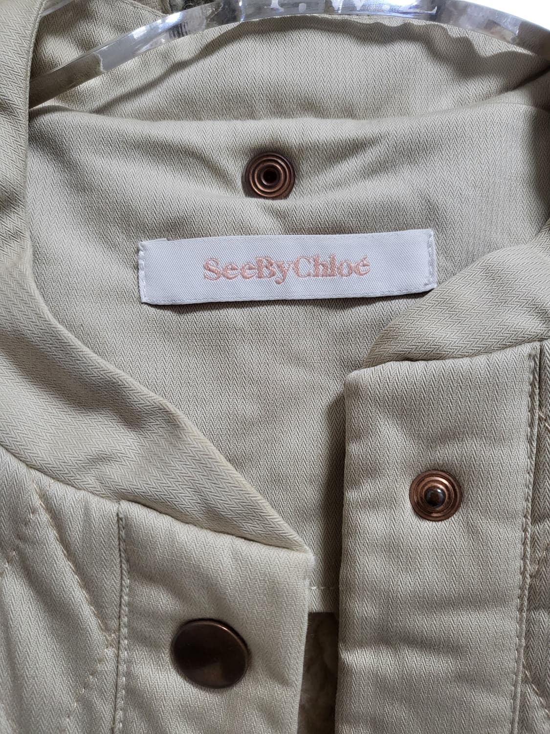 SeeByChloe 씨바이끌로에 퀼팅 후드 코트 34(55사이즈) 상품이미지2