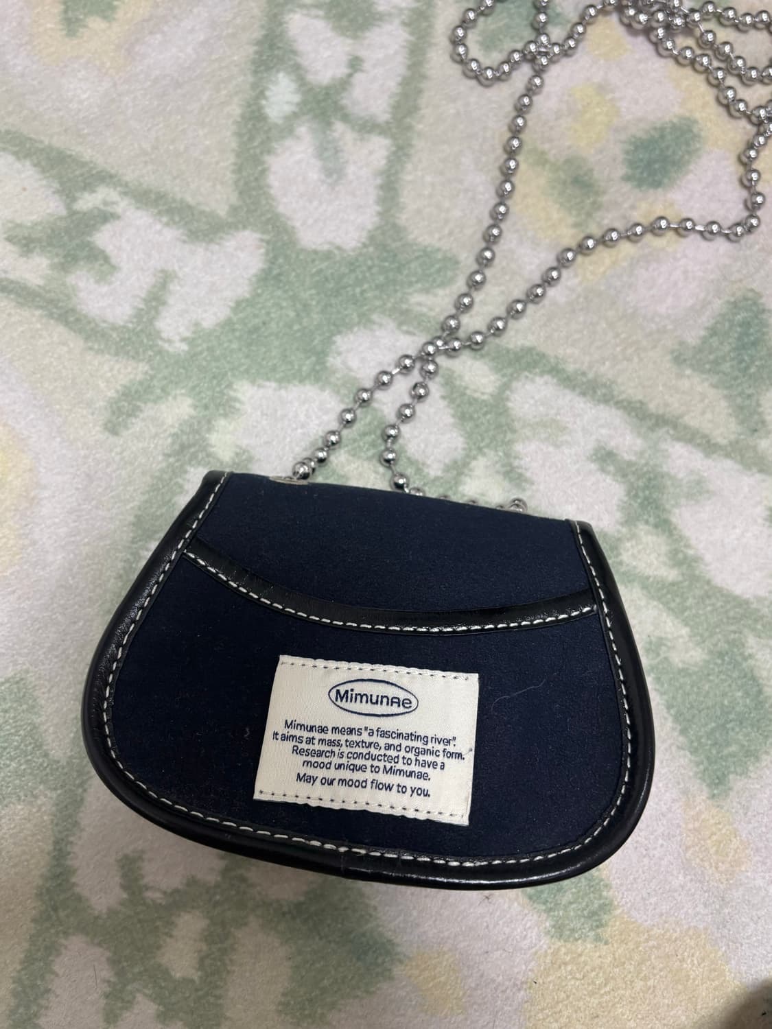 미무내 티니 볼체인 볼체인백 딥네이비 상품이미지4