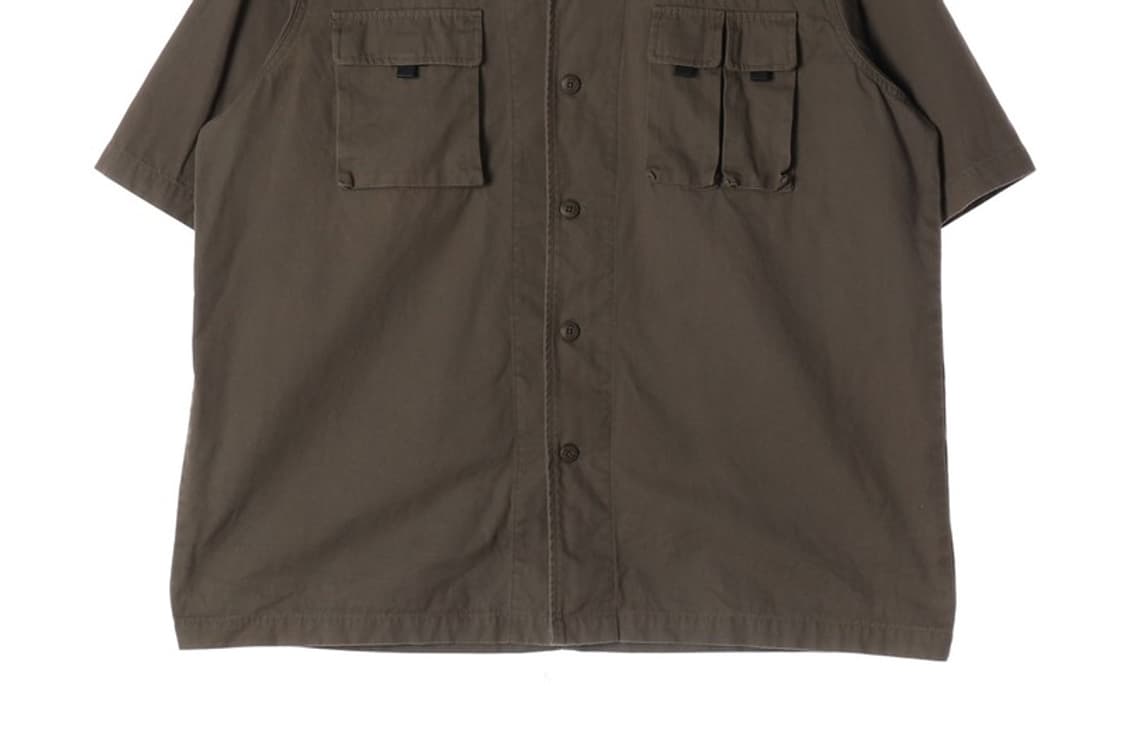 디미트리블랙 코튼 포켓 워크 반팔 셔츠 3 상품이미지4