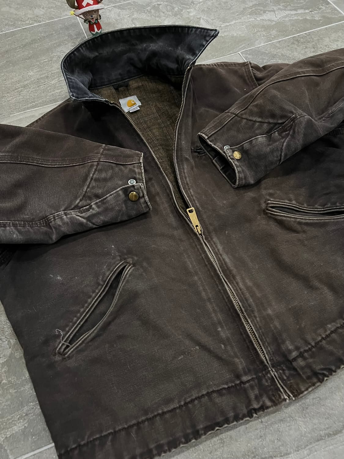 ( L) 칼하트 디트로이트 자켓 J97 DKB 다크브라운 상품이미지7