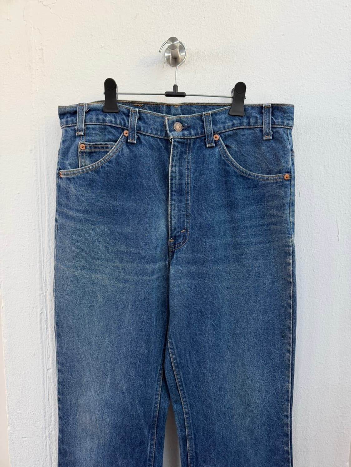90s 리바이스 517 오렌지 탭 부츠컷 데님 팬츠  상품이미지3