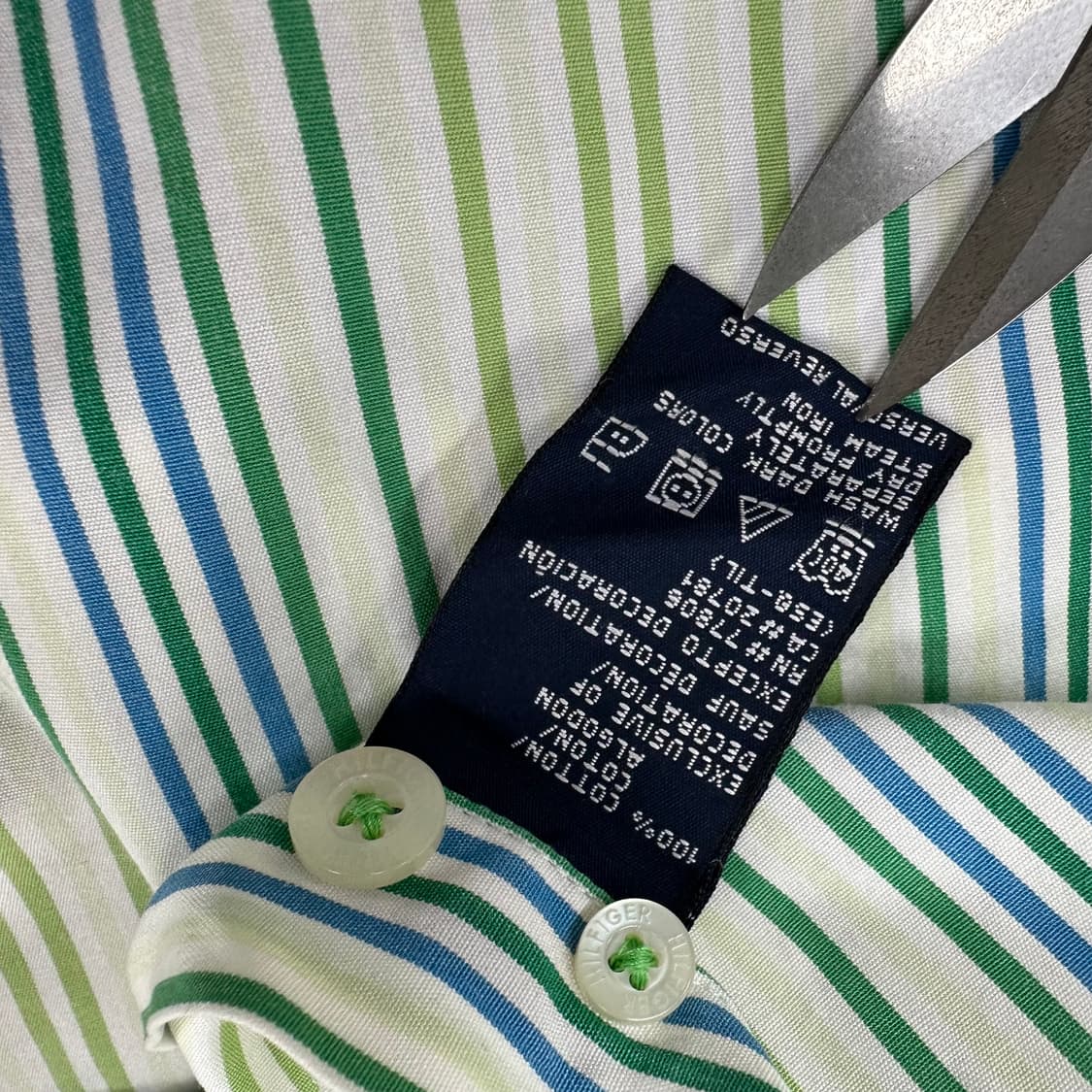 타미힐피거 스트라이프 반팔 셔츠 남방 105 @355 상품이미지10