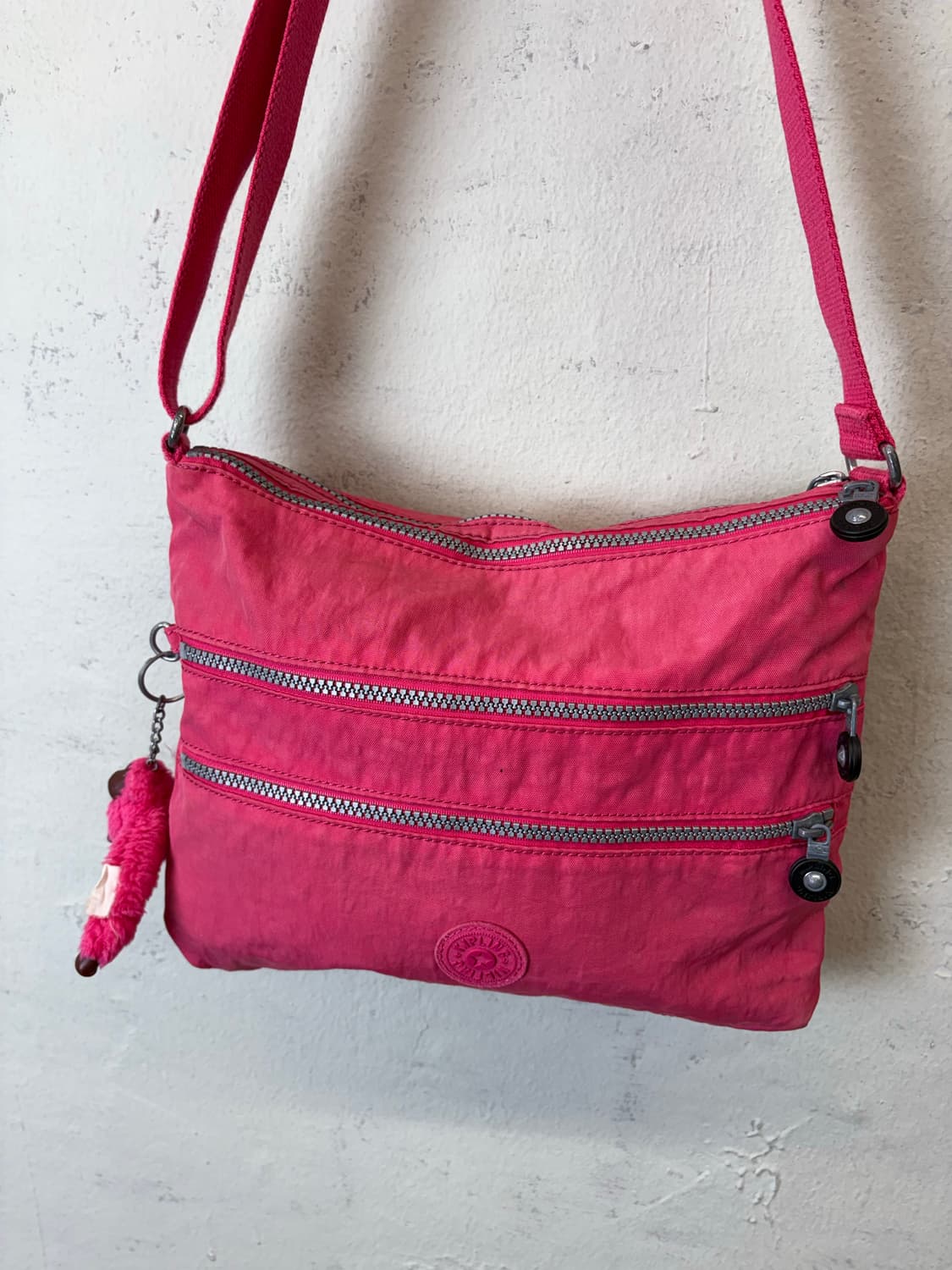 키플링 빈티지 핑크 크로스백 상품이미지2