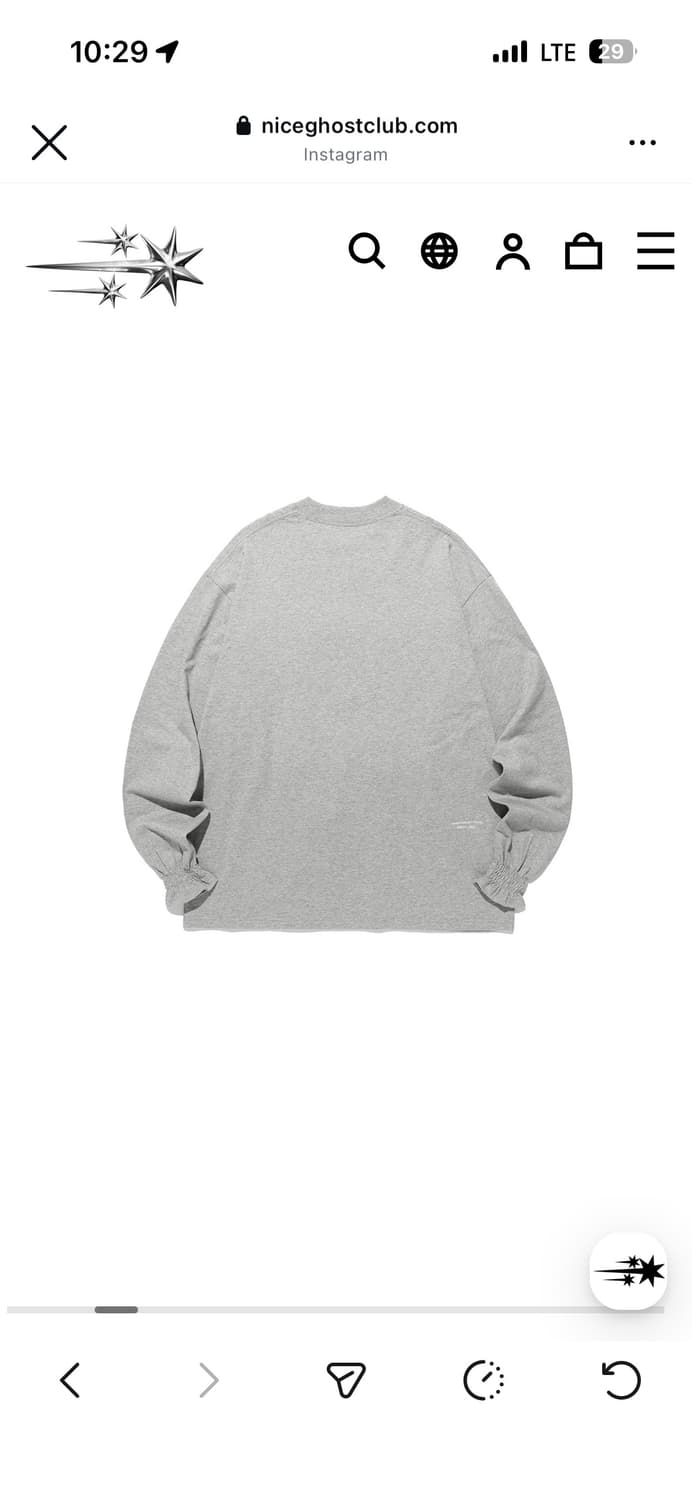 ffats 셔링 롱슬리브 m사이즈 상품이미지2