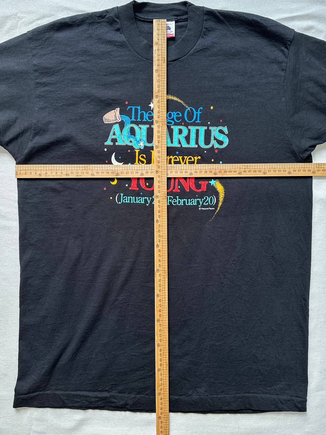 Fruit of the Loom 90s USA 조디악 그래픽 티셔츠 XL 상품이미지7