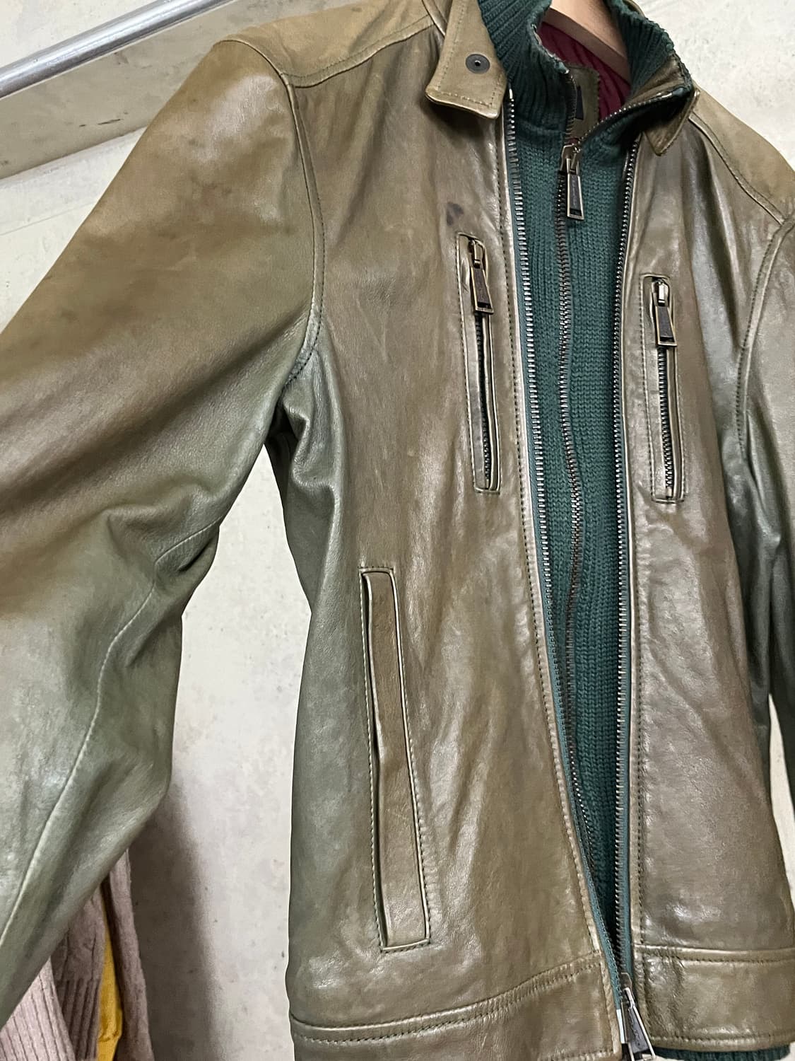 DSQUARED2 NAPPA LEATHER JACKET 상품이미지10