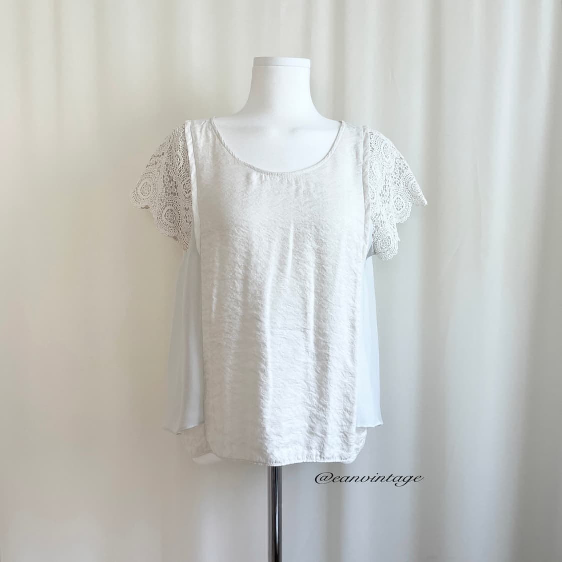 pale ivory layered blouse 상품이미지4
