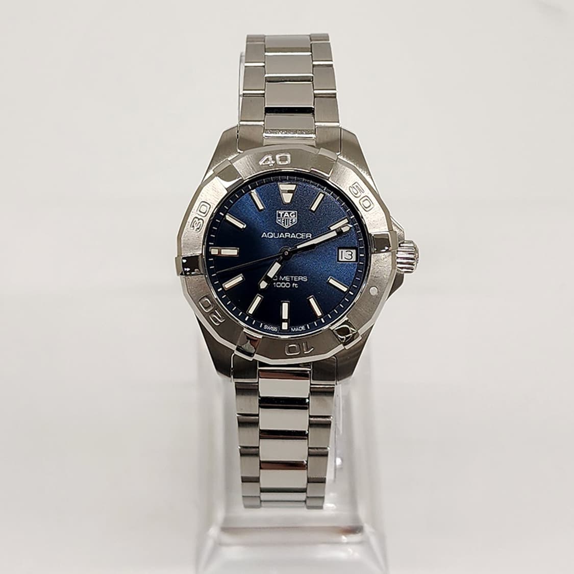 태그호이어 WBD1312 아쿠아레이서 스틸 쿼츠 32mm 상품이미지2