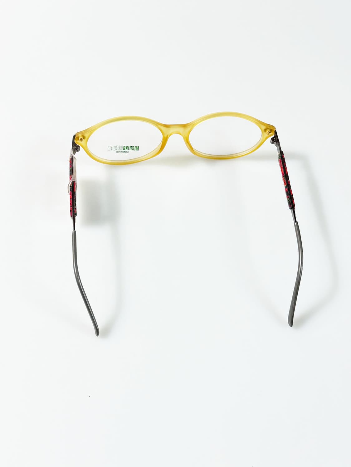 90s 미치코 코시노 런던 뿔테 오벌 프레임 빈티지 안경 상품이미지5