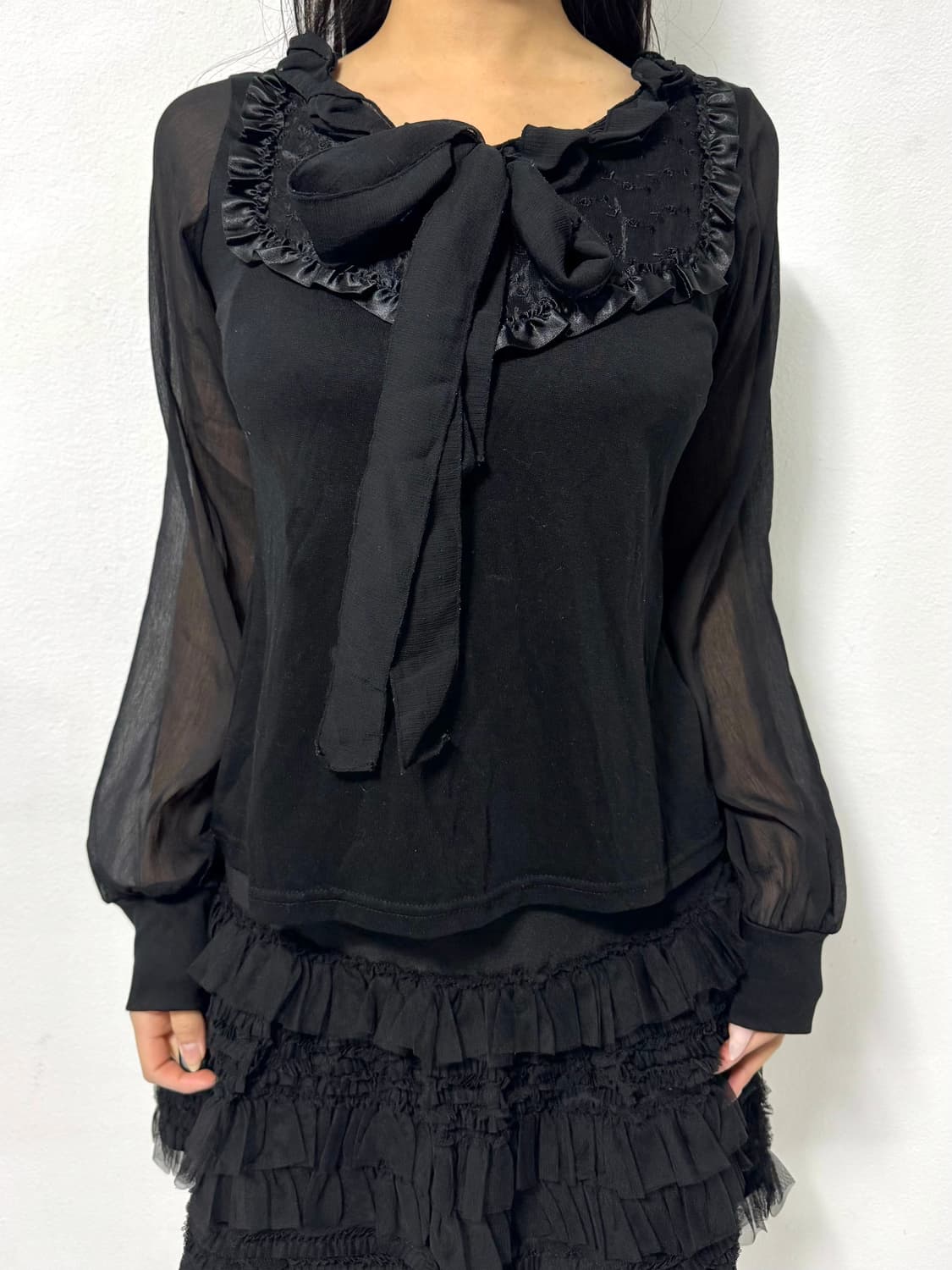 Frill lace top 상품이미지4