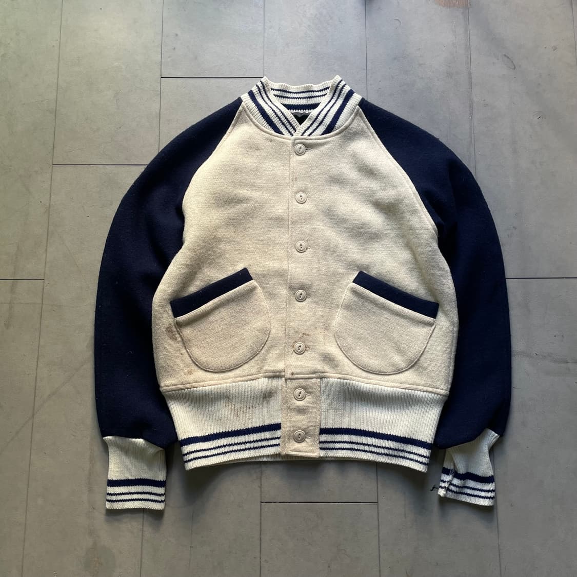 70-80s USA 리넨 재킷 상품이미지4