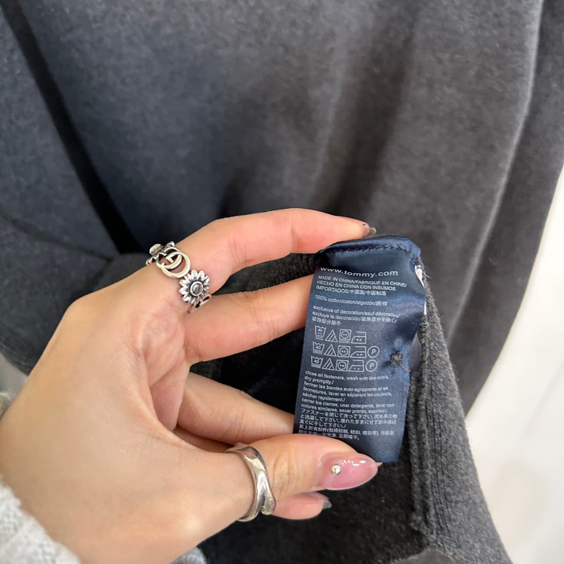 타미힐피거 남성 니트 집업 XL  상품이미지4