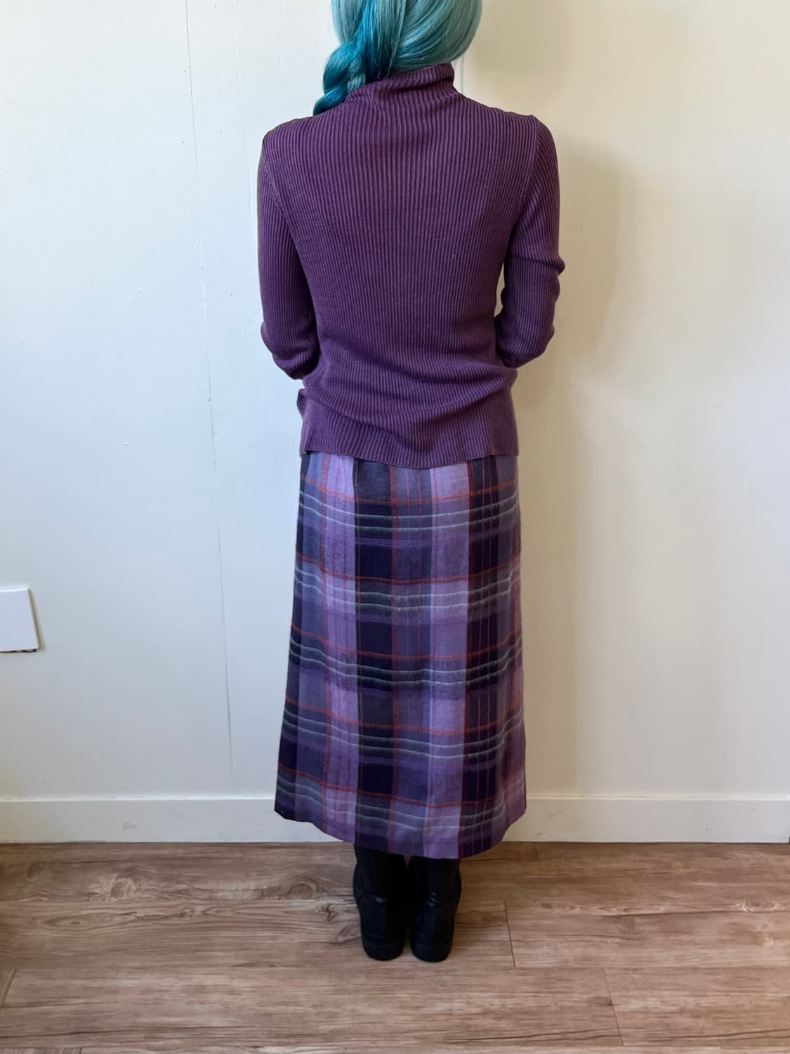 Aylesbury 체크 랩스커트 상품이미지9