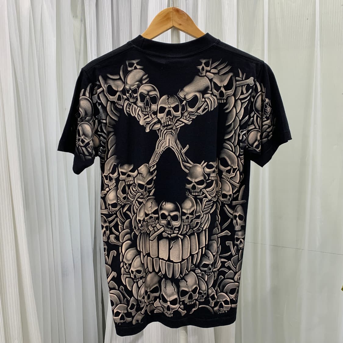 ROCK EAGLE 스컬 프린트 반팔 티셔츠 1691 상품이미지3