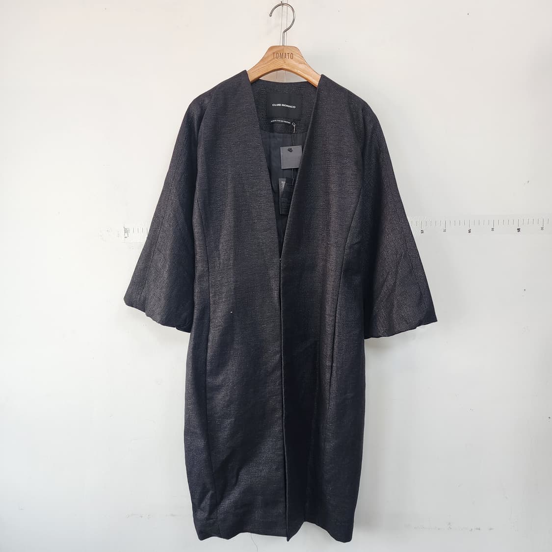 클럽모나코 블랙 메탈 하프 자켓 상품이미지1