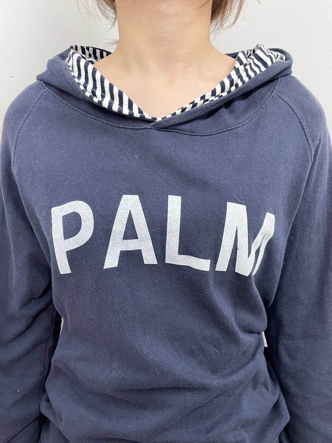 PALM 스트라이프 레이어드 후드 상품이미지3