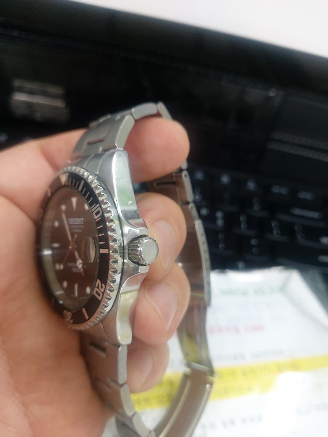 오리엔트 블랙 다이얼 오토매틱 다이버 상품이미지2