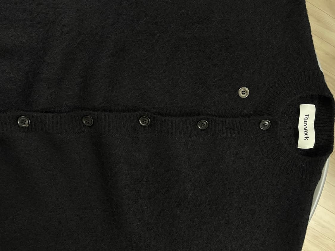 (L) 토니웩 알파카 모헤어 크루넥 가디건 상품이미지4