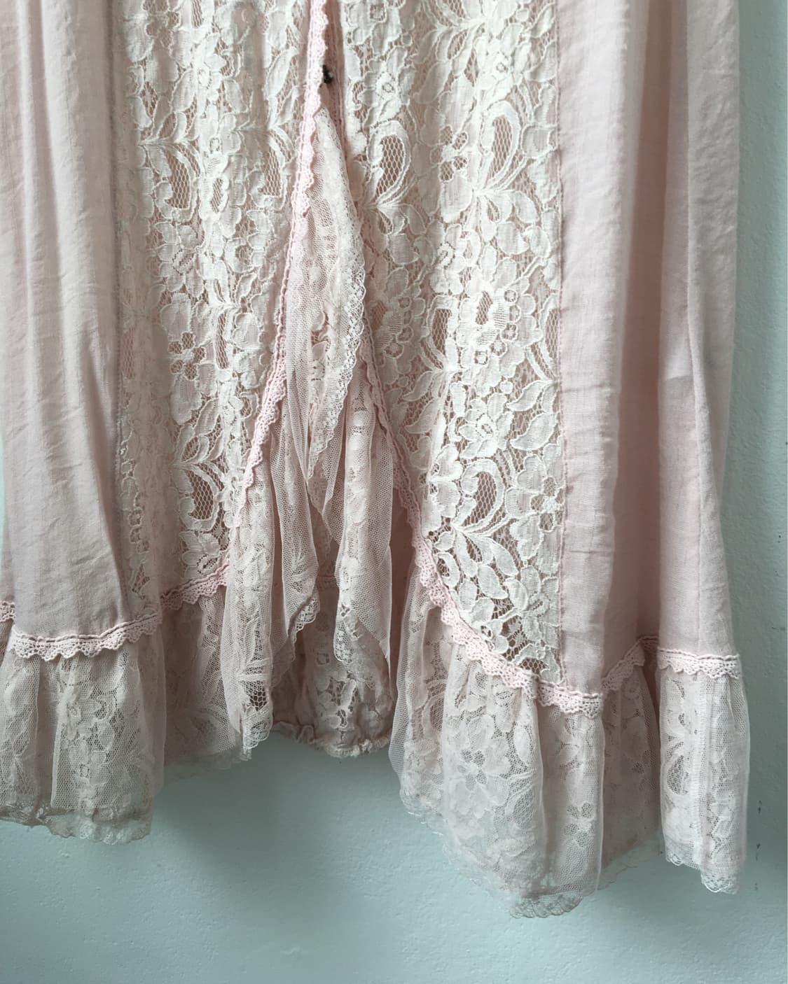 Axes femme max lace trimming long cardig 상품이미지7
