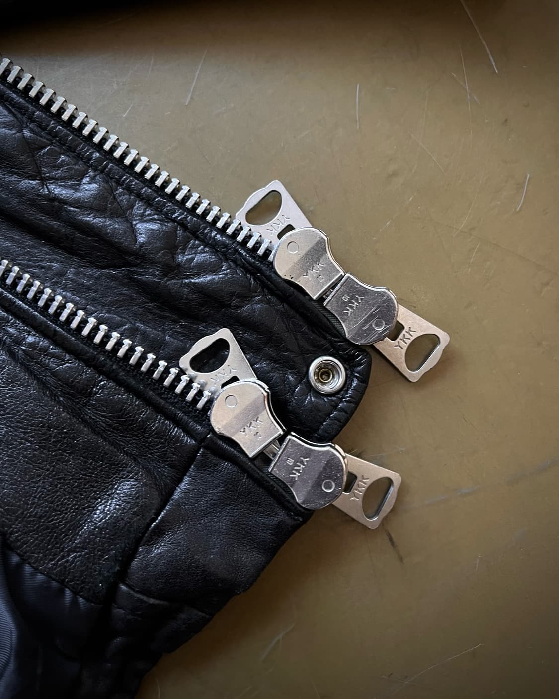 Nano•Universe Multi Zip Leather Jacket 상품이미지8