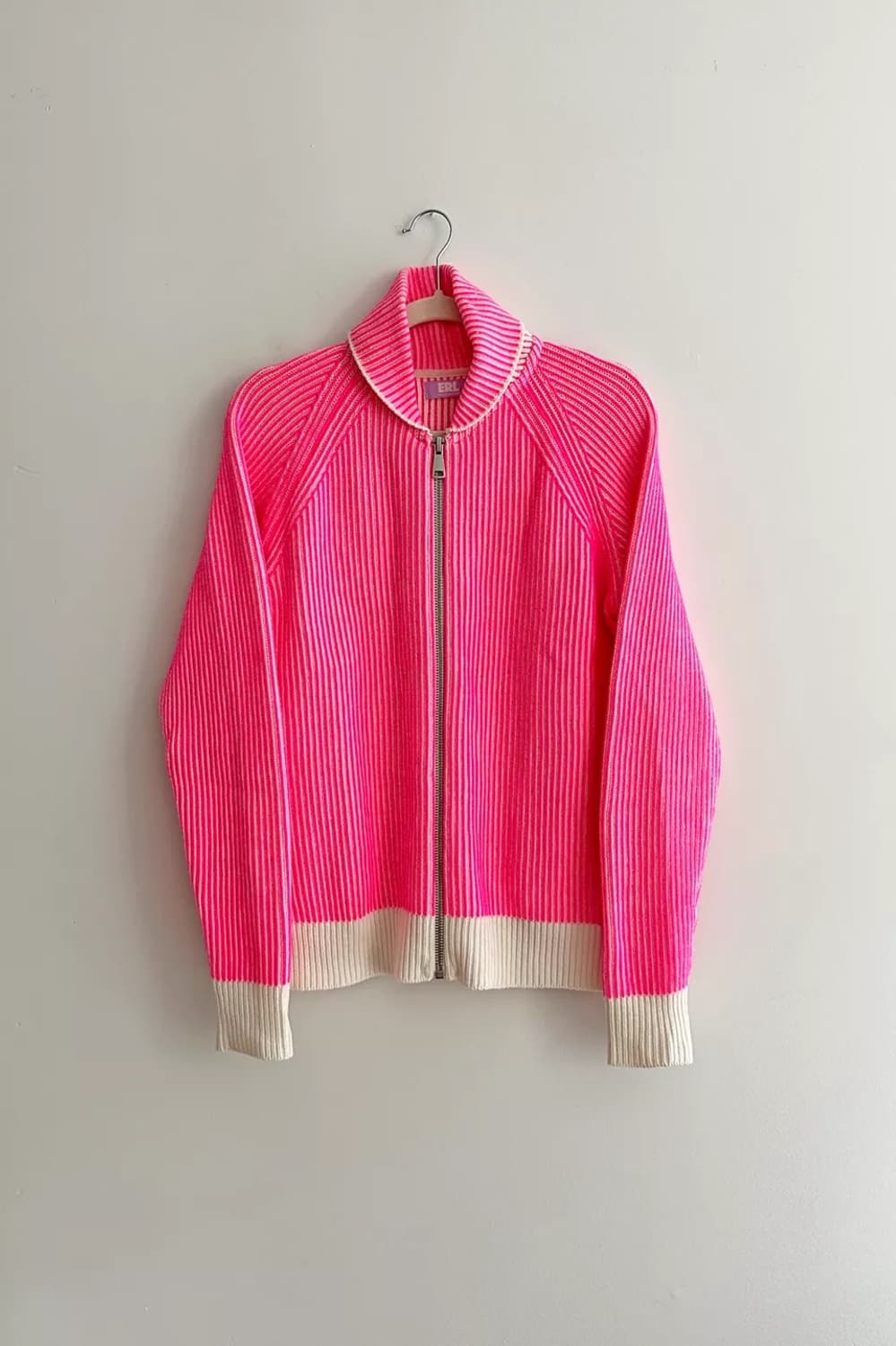 ERL pink knit zip up 상품이미지1