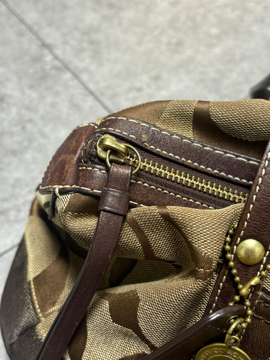 코치 COACH  미니 빈티지 보스턴백 상품이미지4