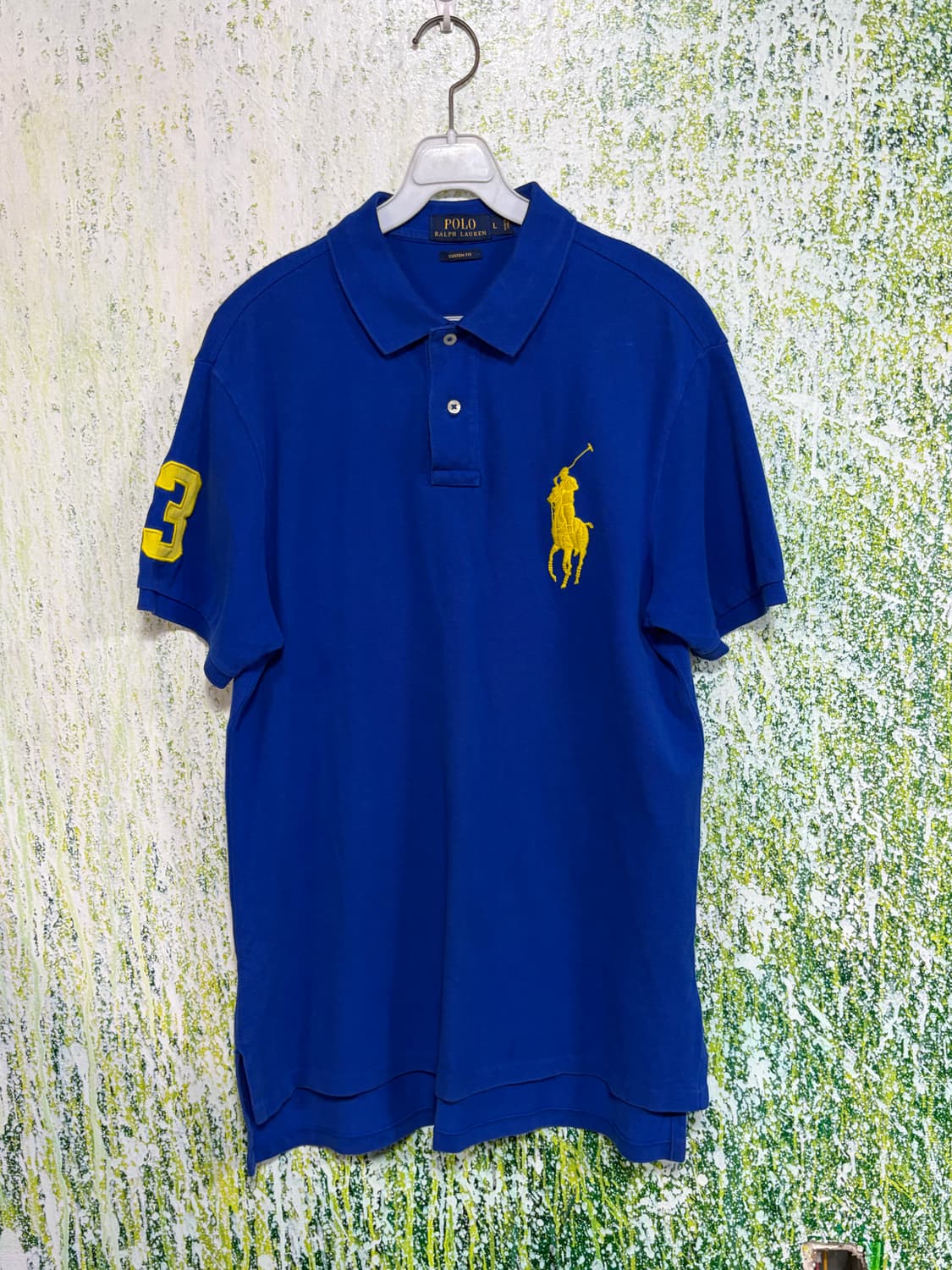폴로 빅포니 치프키프 블루 반팔 카라 티셔츠 L 상품이미지5