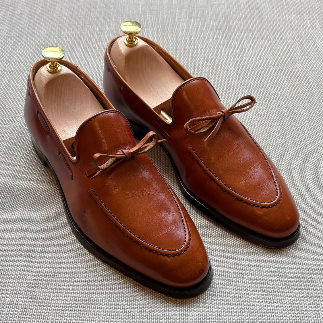 [UK6.5E] CROCKETT&JONES WENDOVER 탠브라운 로퍼 상품이미지1