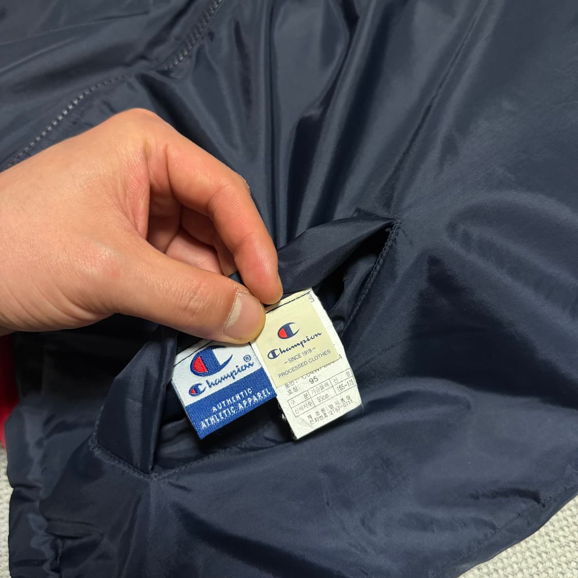 챔피온 리버시블 다운 패딩 자켓 상품이미지5